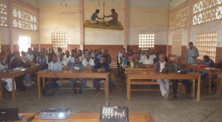 Meeting with local authorities and local communities where people from forest service explained the roles of each stakeholders